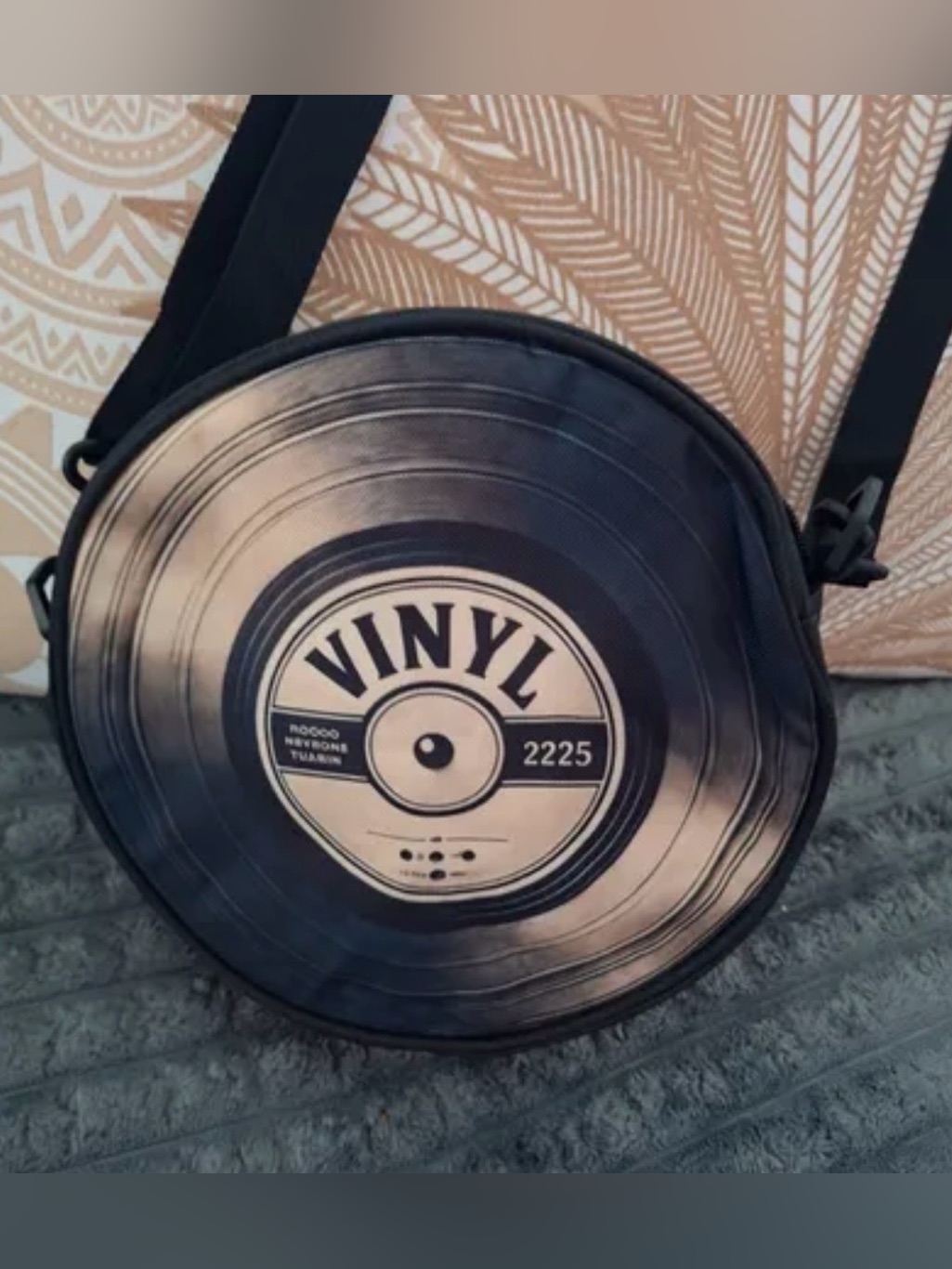 Vinyl Record Crossbody Bag!